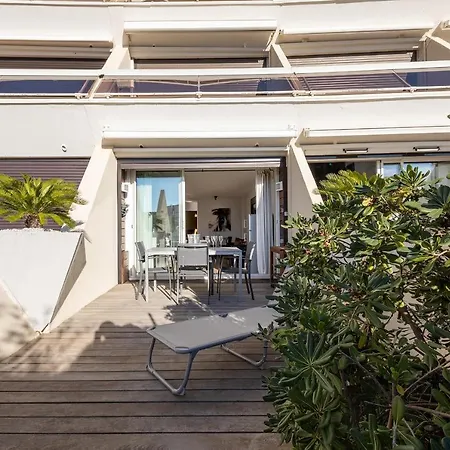 Daire Le Cassis Heliopolis Luxe - Terrasse Plein Sud - Garage - A Pied - Village Naturiste Agde
