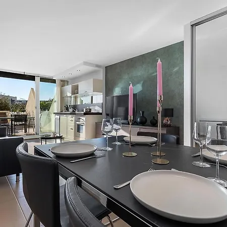 Daire Le Cassis Heliopolis Luxe - Terrasse Plein Sud - Garage - A Pied - Village Naturiste